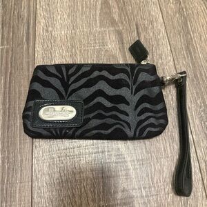 Harrods Women’s Zebra Print Wristlet